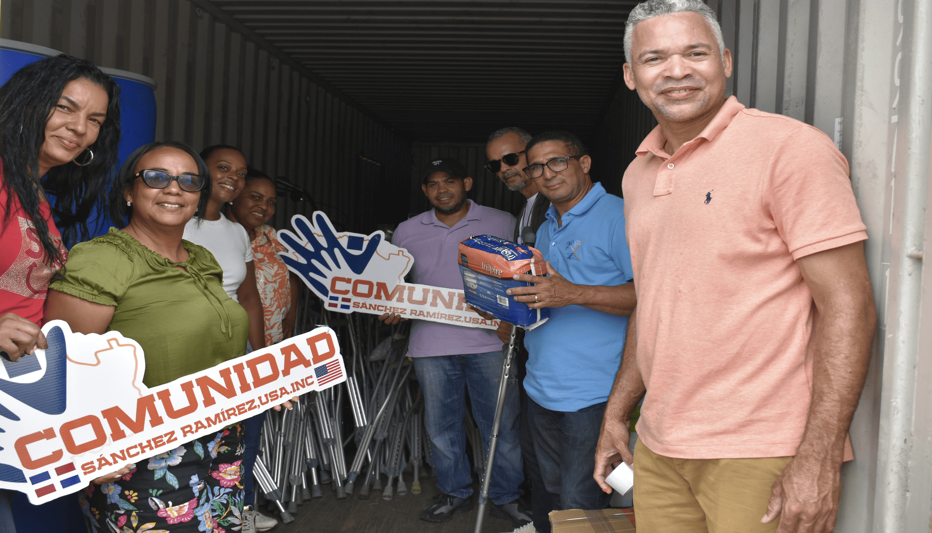 Donations for the Sánchez Ramírez province